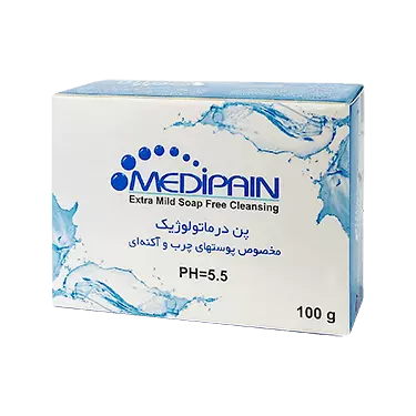 پن درماتولوژیک PH 5.5  پوست چرب و آکنه ای 100 گرمی مدیپن